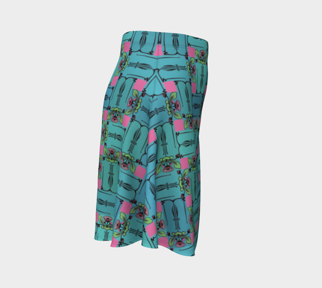 Charming Weave Flare Skirt preview #3