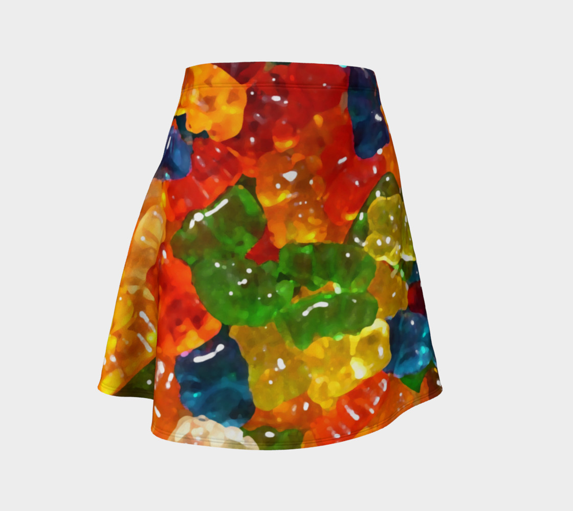 Gummy Bear Flare Skirt by Squibble Design thumbnail #2
