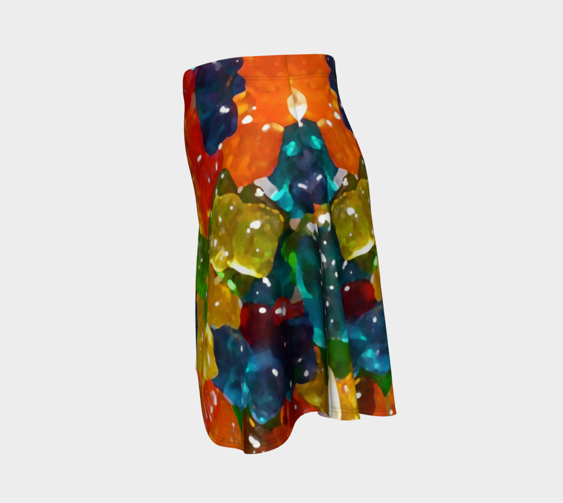 Gummy Bear Flare Skirt by Squibble Design thumbnail #3