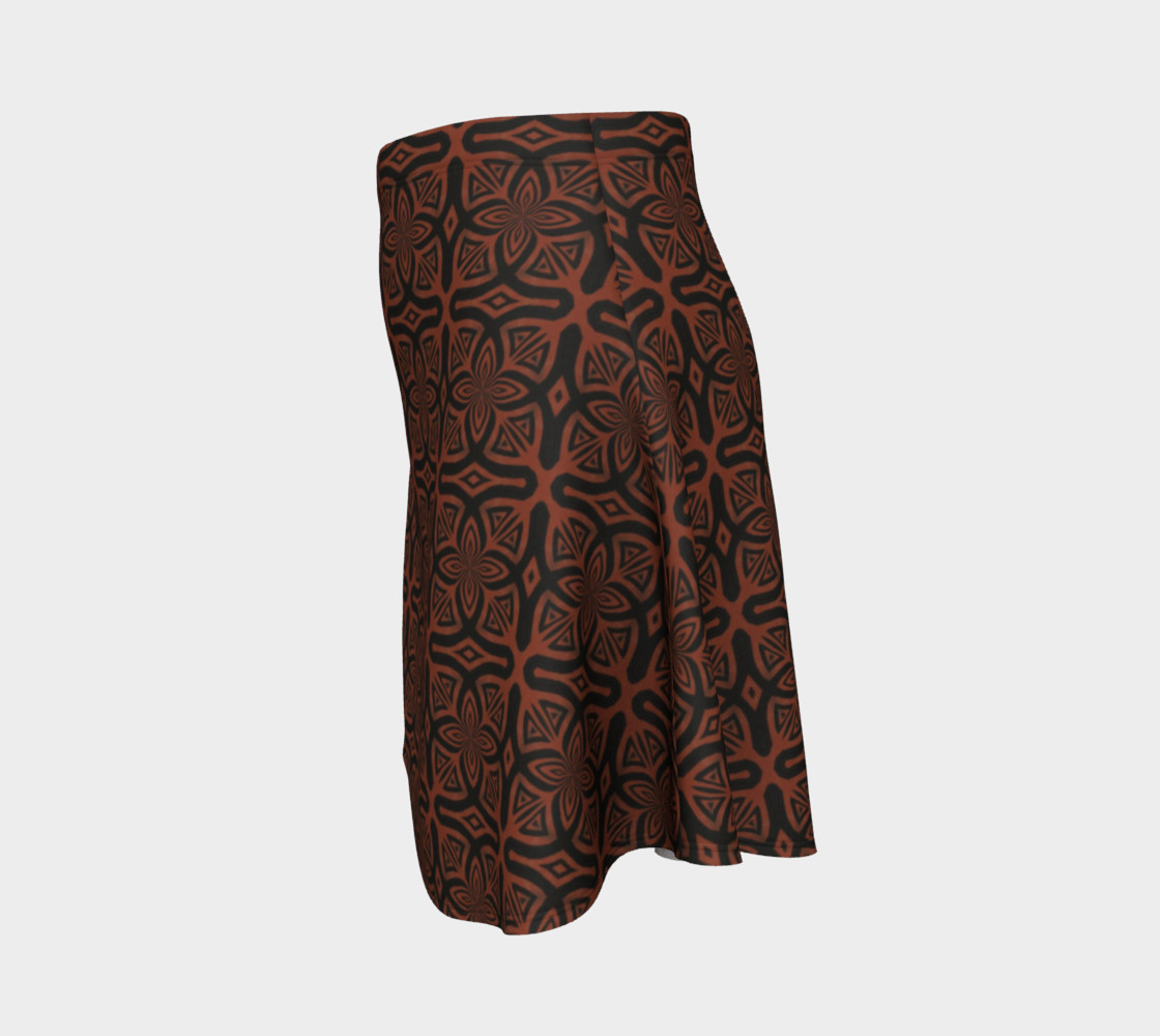 Fire Maze Tile Flare Skirt preview #2