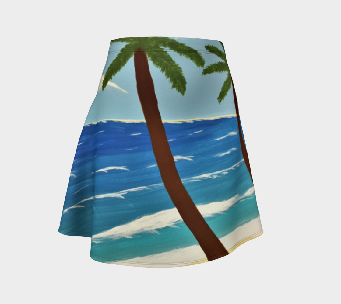 Palm Trees on the Beach 3D preview