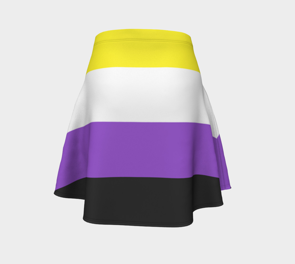 Aperçu de Nonbinary LGBT Flare Skirt #4