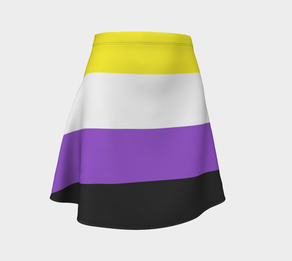 Aperçu de Nonbinary LGBT Flare Skirt #1