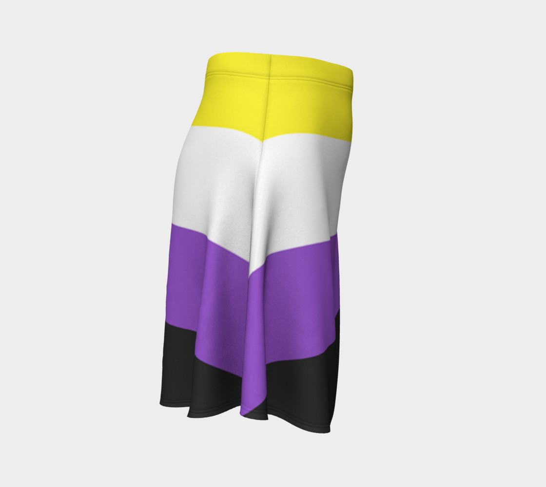 Aperçu de Nonbinary LGBT Flare Skirt #3