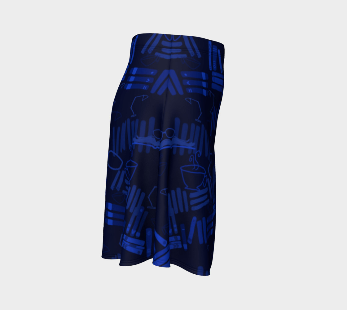 But First I Shall Read - Flare Skirt preview #3