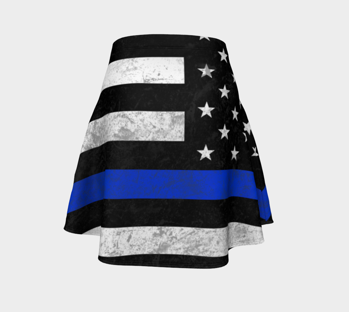 Those In Blue Flare Skirt preview #4