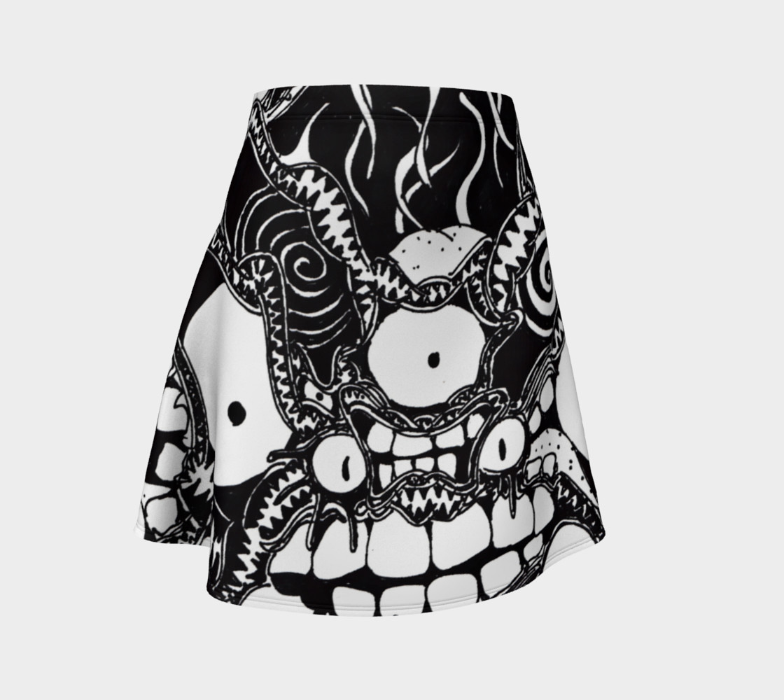 Striped Monster Skirt (Flare) preview #1