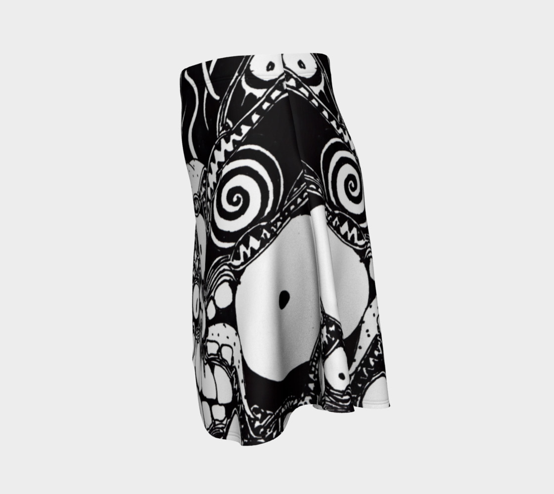 Striped Monster Skirt (Flare) preview #2