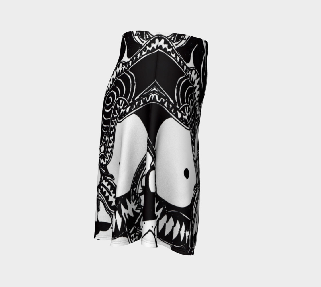 Striped Monster Skirt (Flare) preview #3