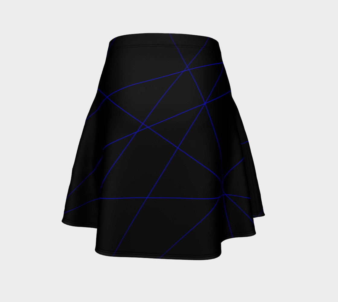 Blue Laser Flare Skirt preview #4