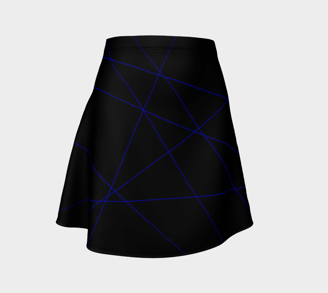 Blue Laser Flare Skirt preview #1