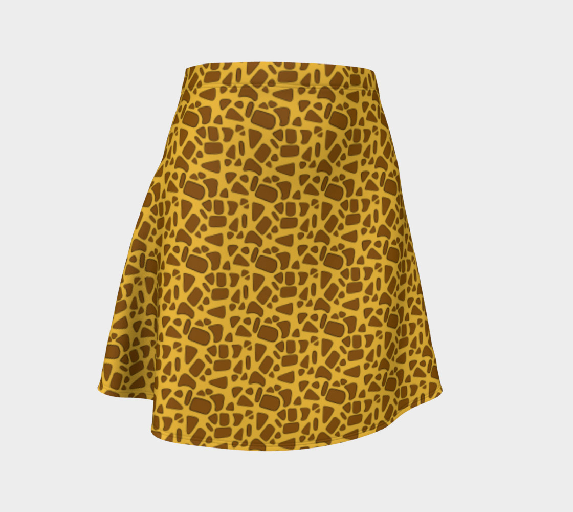 Aperçu 3D de Giraffe Flare Skirt