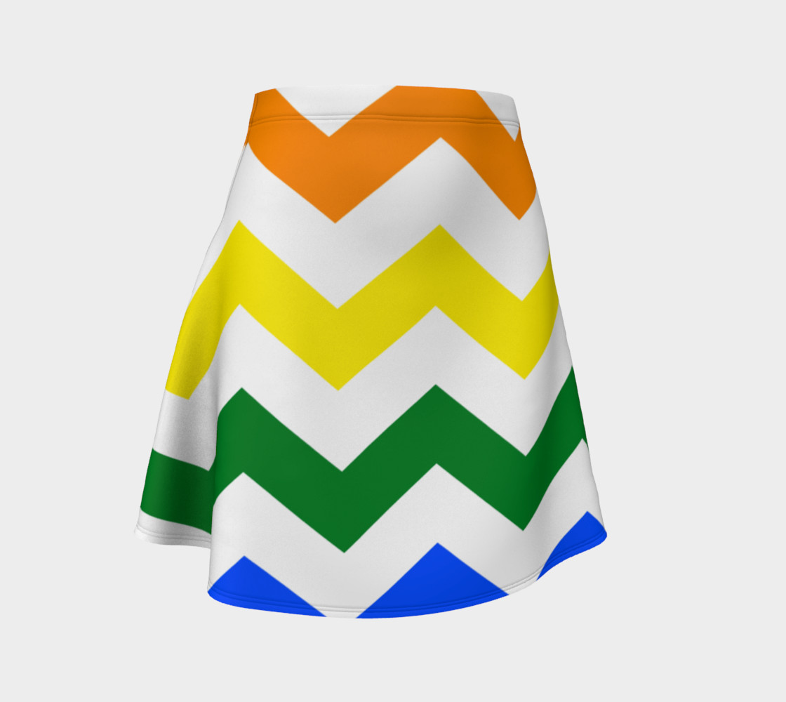 Rainbow Chevron Pattern Design Rainbow Colors Chevron Simple preview #1