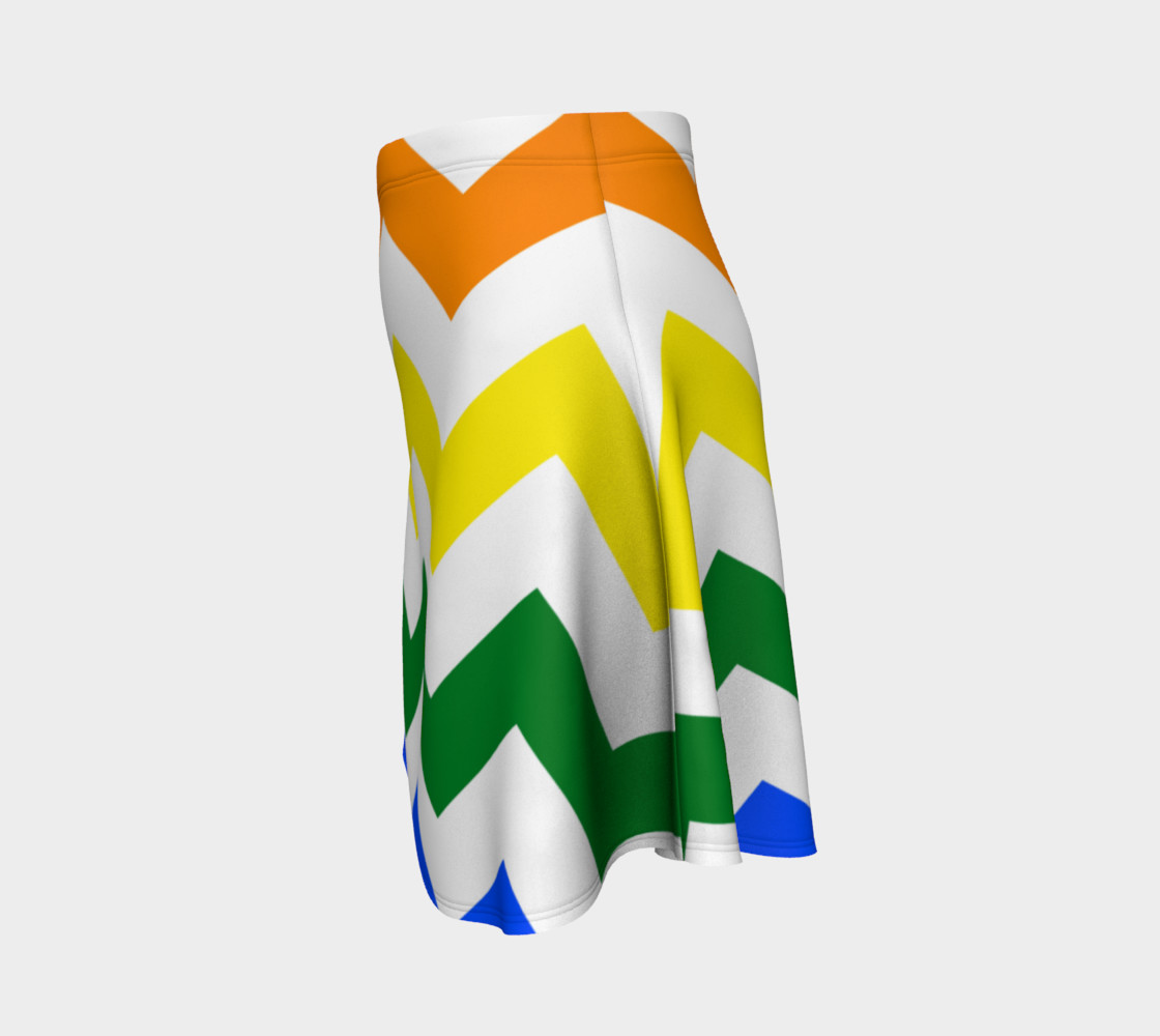 Rainbow Chevron Pattern Design Rainbow Colors Chevron Simple preview #2