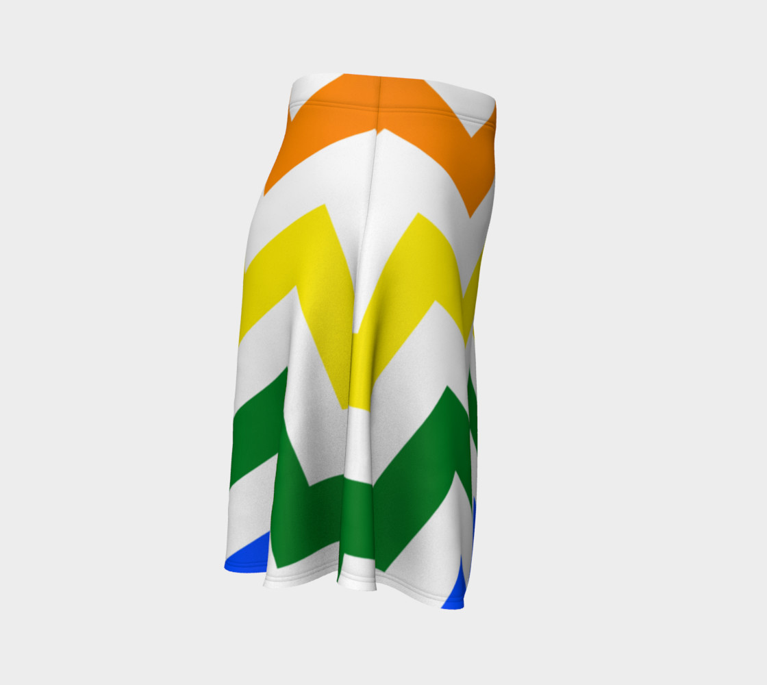 Rainbow Chevron Pattern Design Rainbow Colors Chevron Simple preview #3