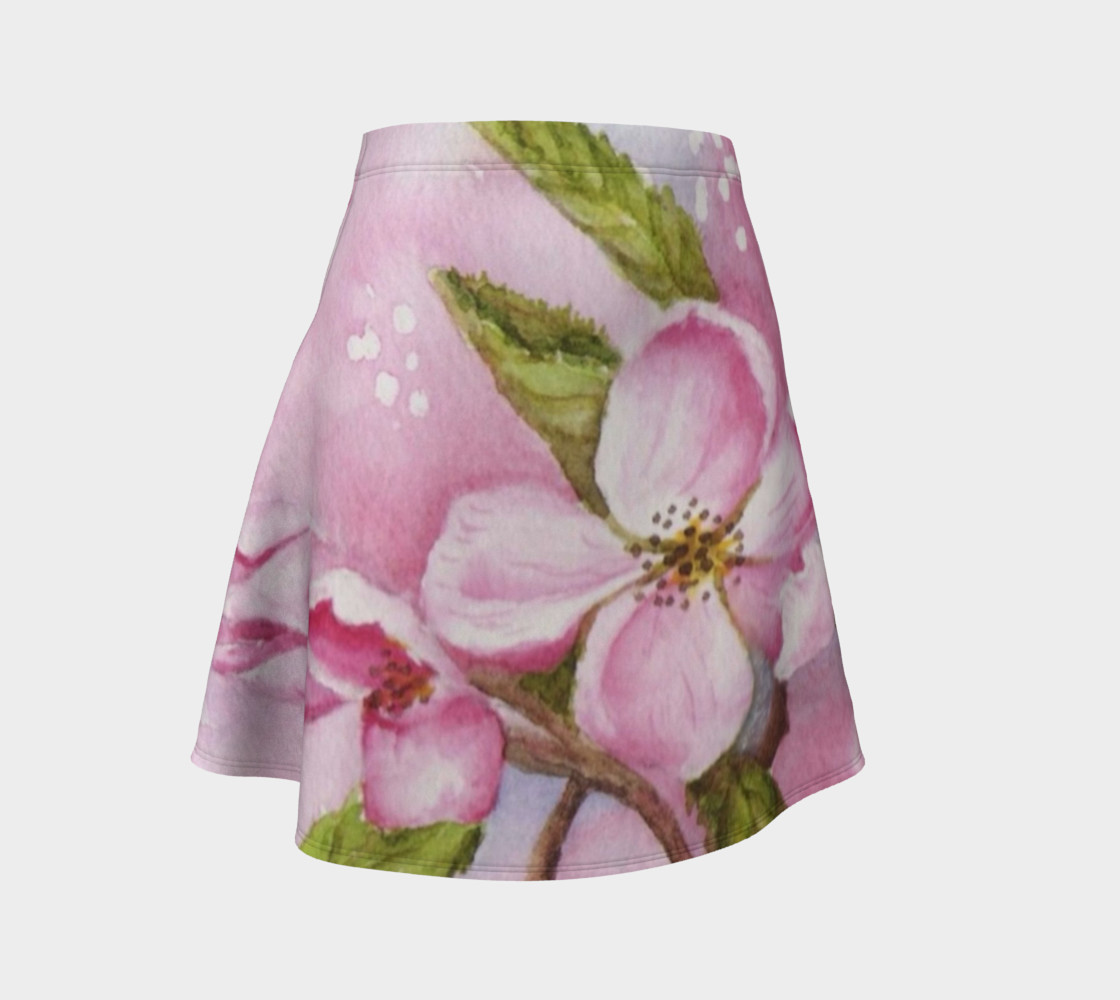 Watercolor Pink Apple Blossoms preview #1