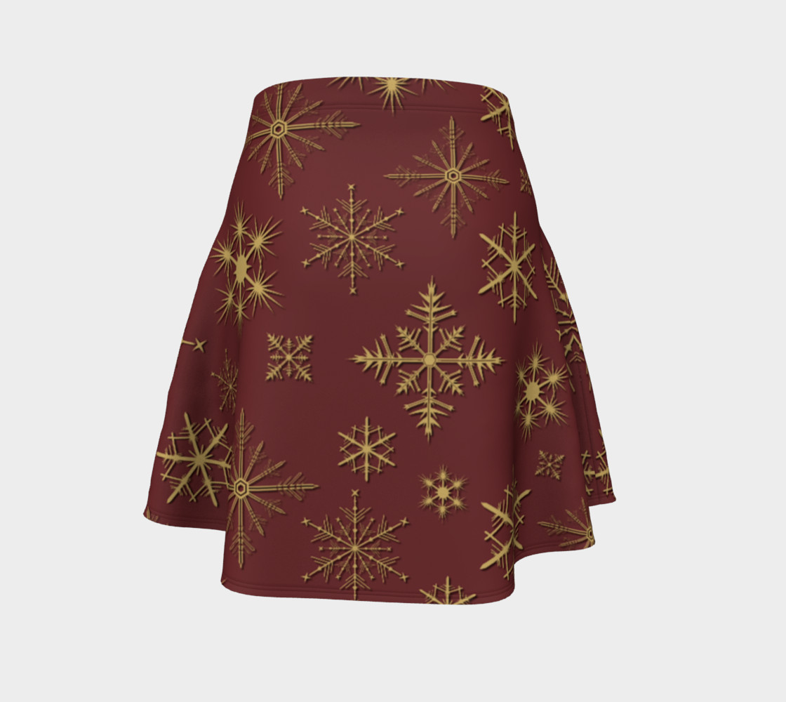 Red & Gold Snowflakes preview #4