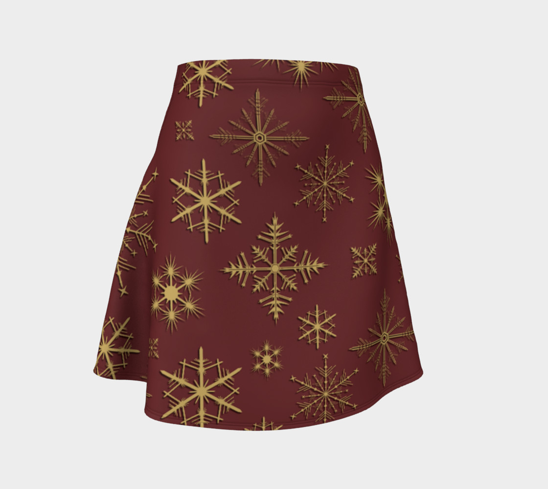 Red & Gold Snowflakes preview #1
