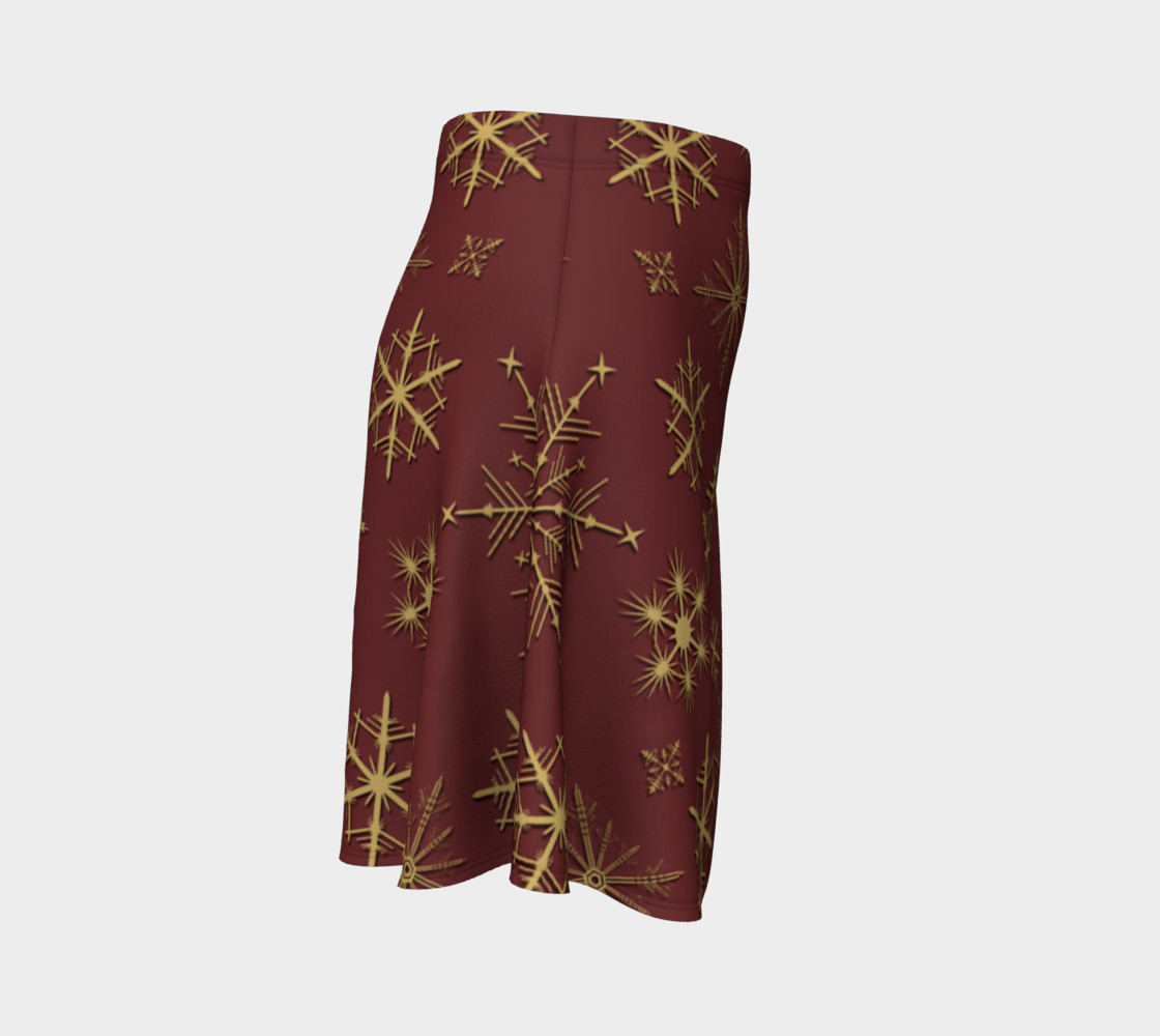 Red & Gold Snowflakes preview #3
