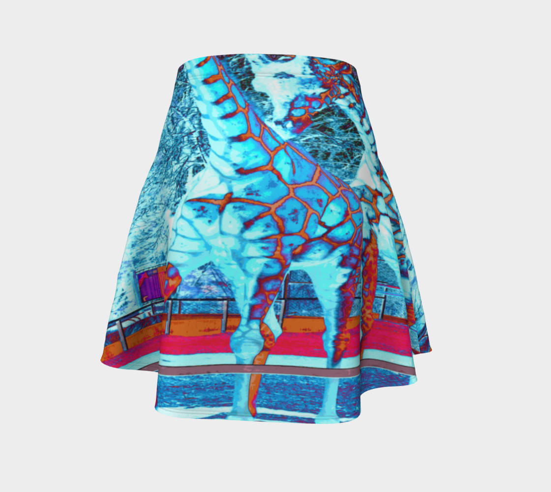 "Giraffe Skin" Flare Skirt preview #4