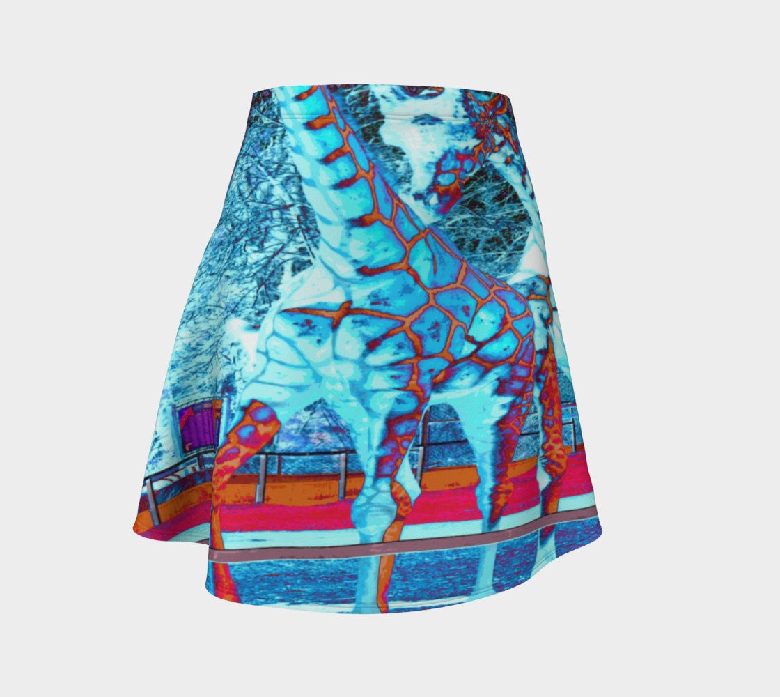 "Giraffe Skin" Flare Skirt preview #1
