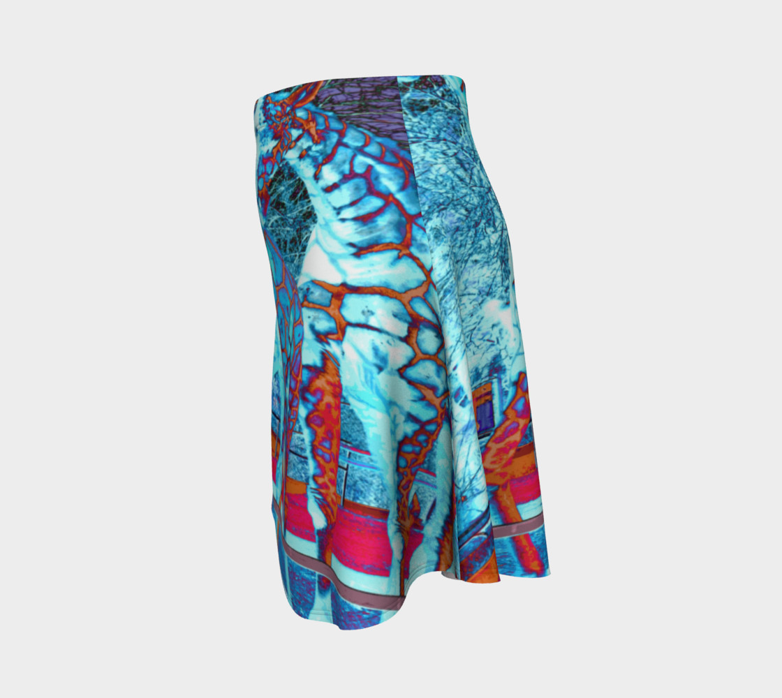 "Giraffe Skin" Flare Skirt preview #2