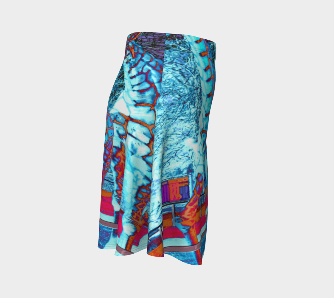 "Giraffe Skin" Flare Skirt preview #3
