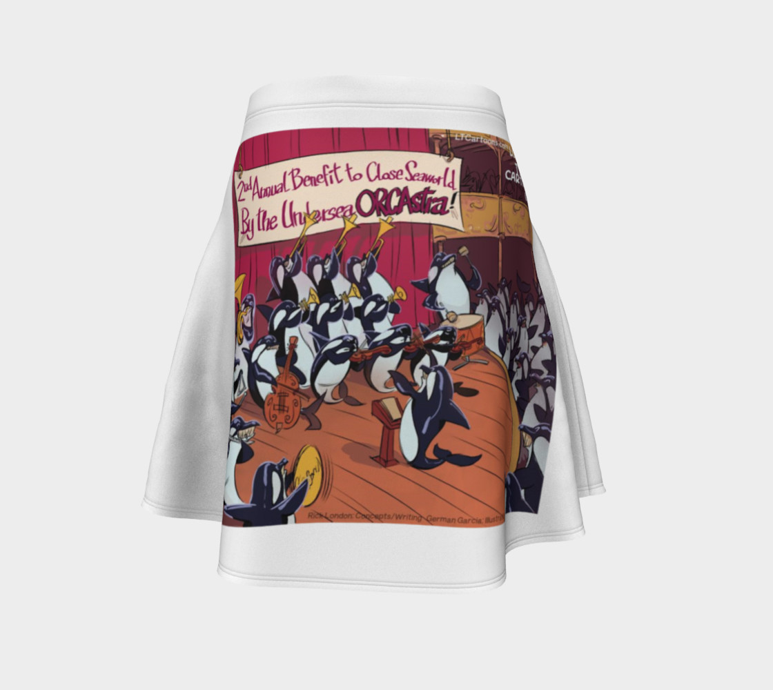 Free The Orcas Orchestra Flair Skirt preview #4