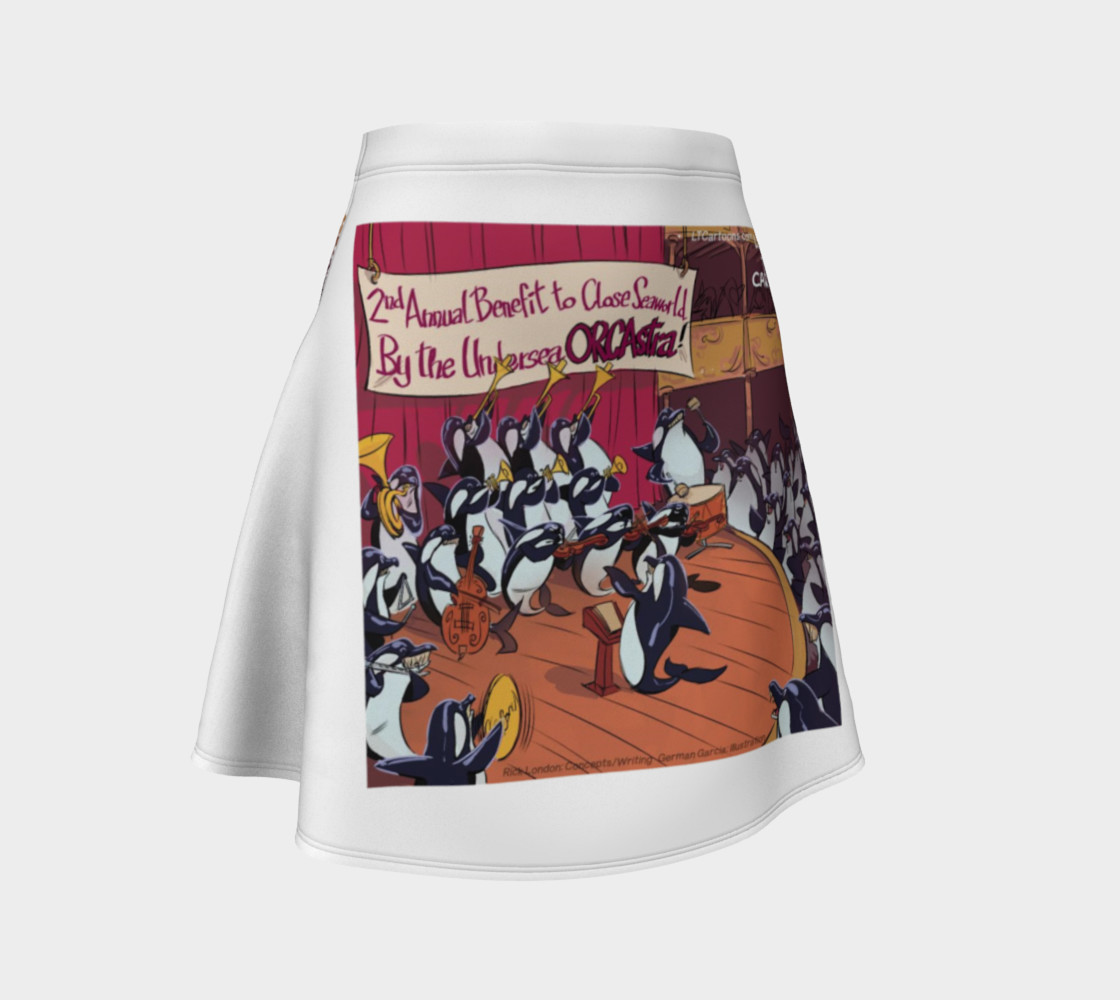 Free The Orcas Orchestra Flair Skirt preview #1