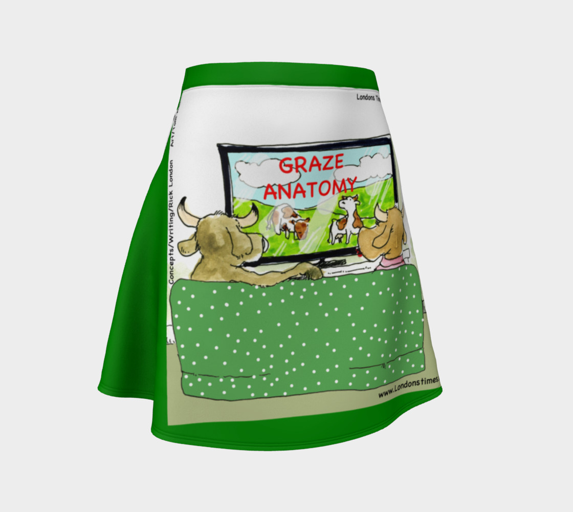 Cows Graze Anatomy by Flair Skirt By Rick London preview #1