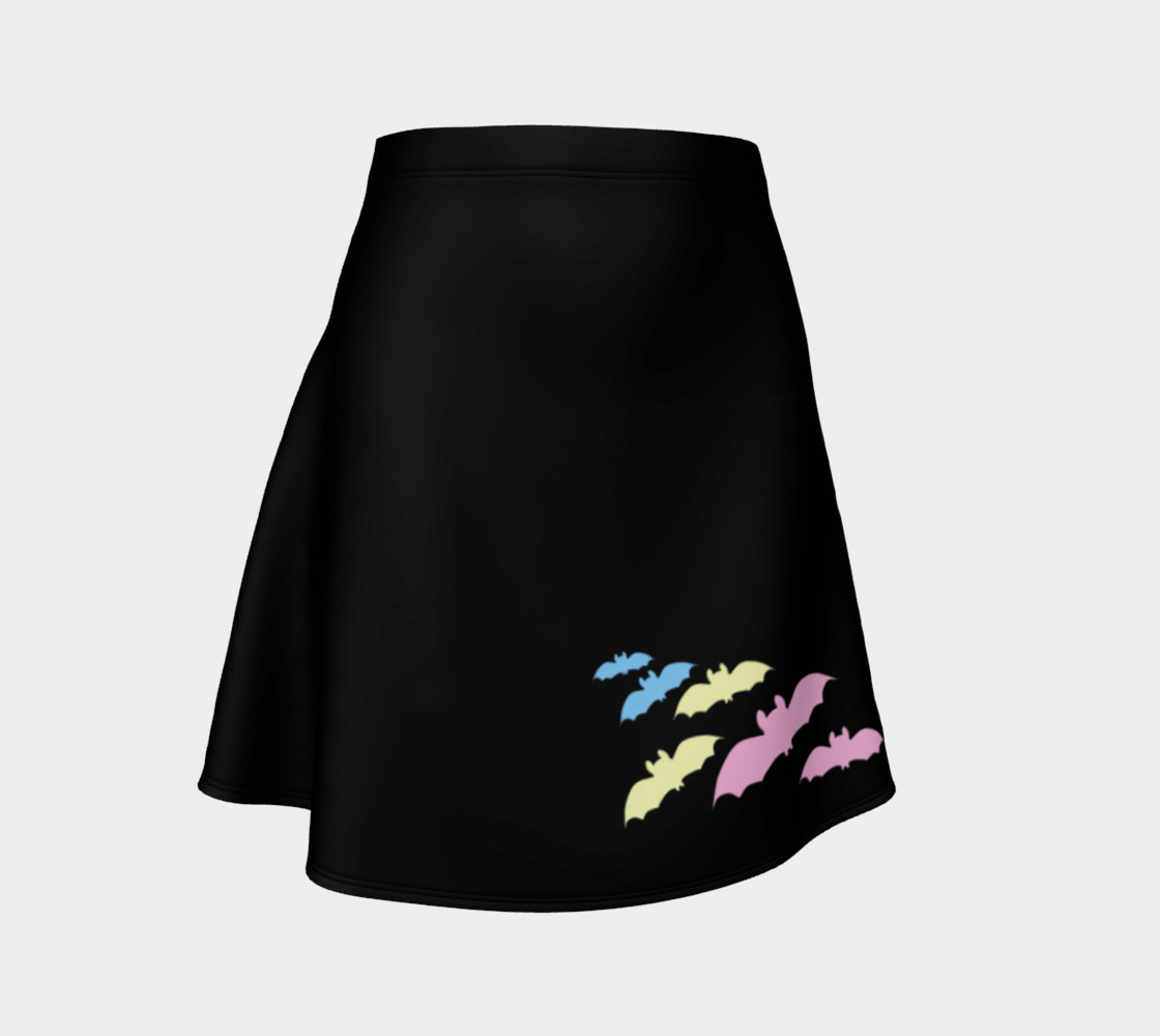 Pan Fruit Bats (Black) Skirt preview #1