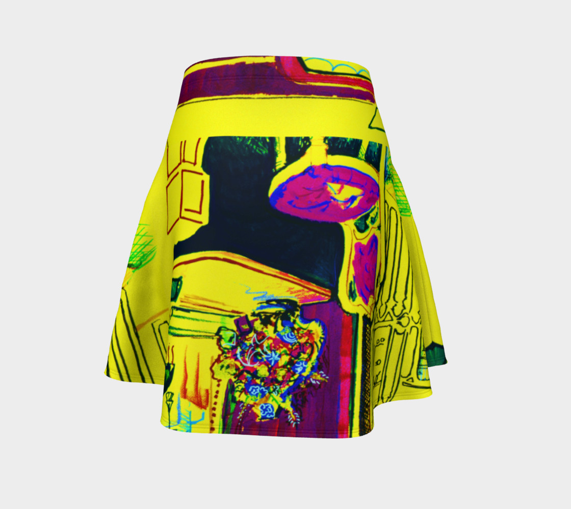 Vacation Yoga Upside-Devin Party Skirt preview #4