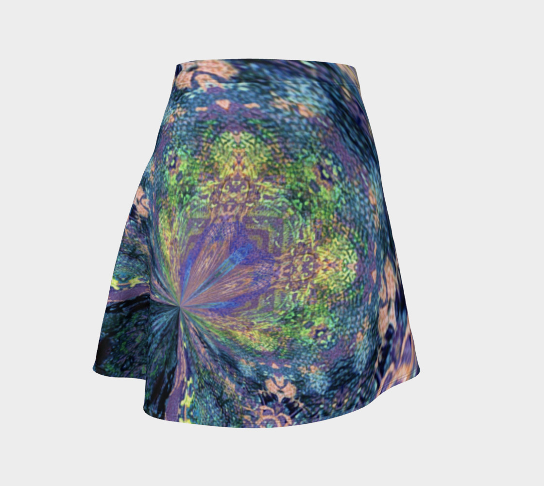 Tuscany Harvest Flare Skirt 3D preview