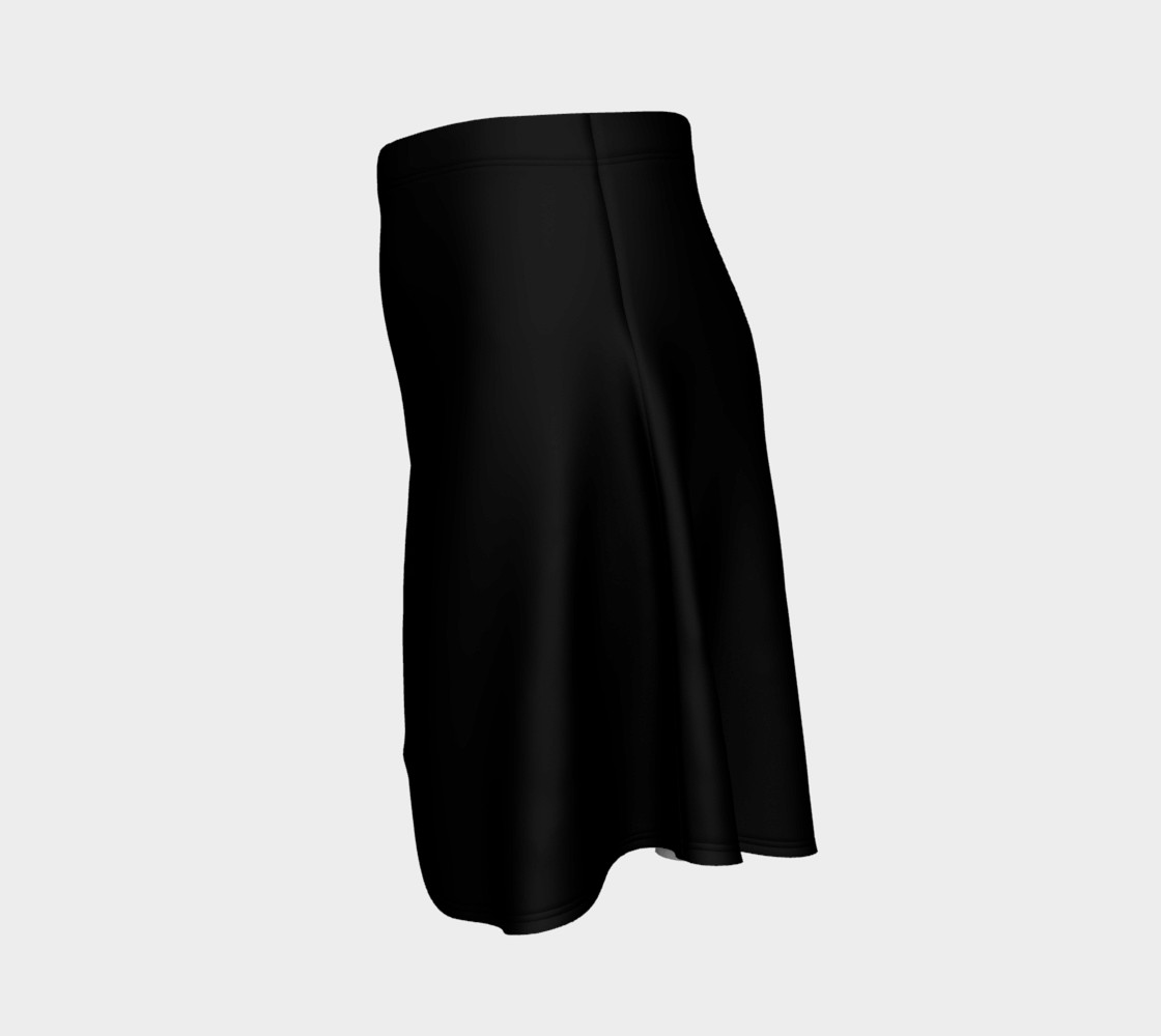 Black Flare Skirt preview #2