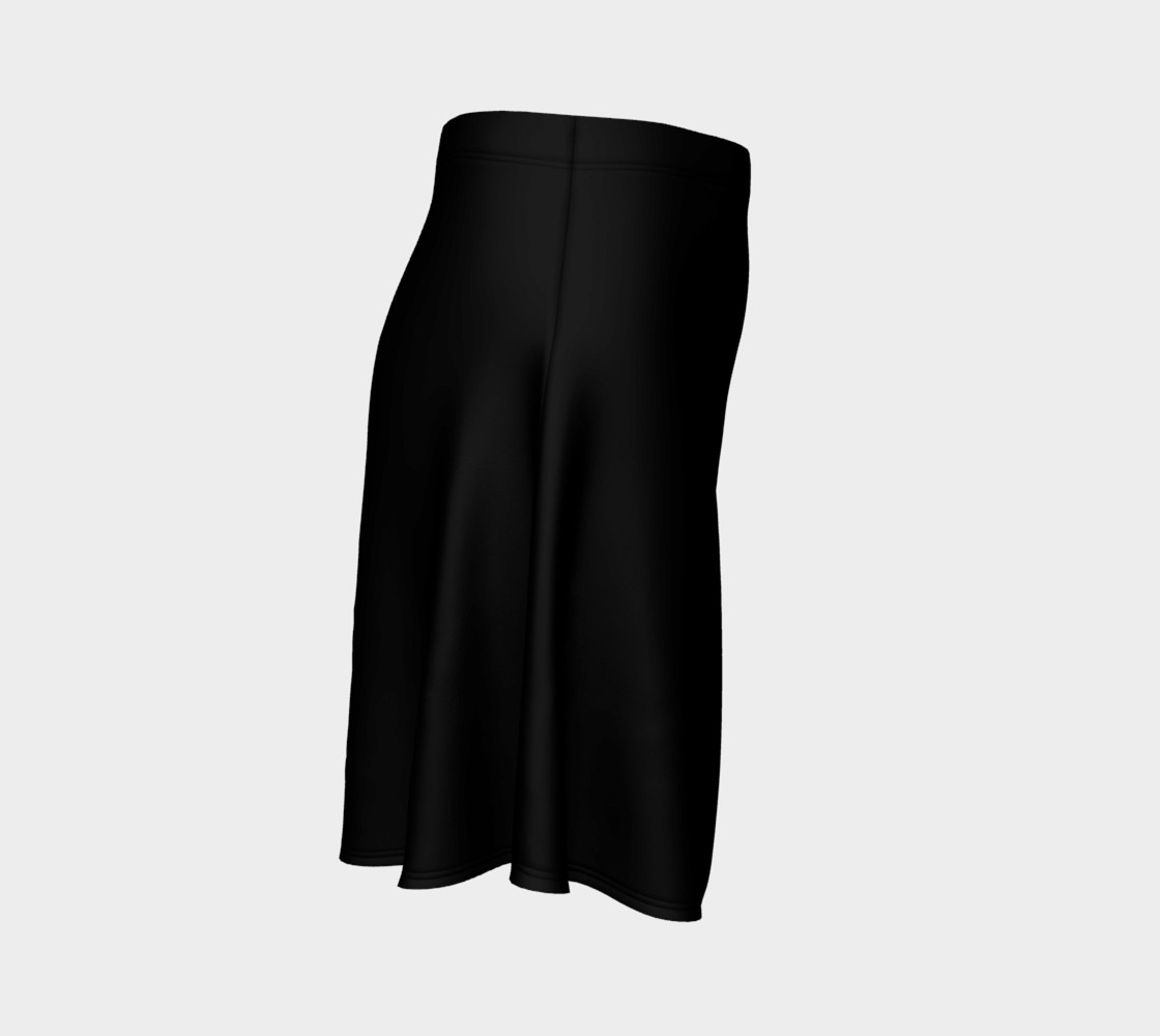 Black Flare Skirt preview #3