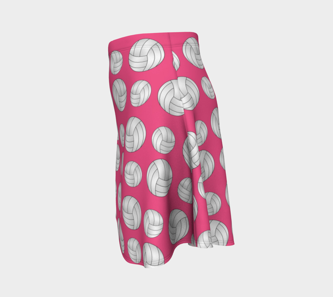 Pink volleyball skirt preview #2