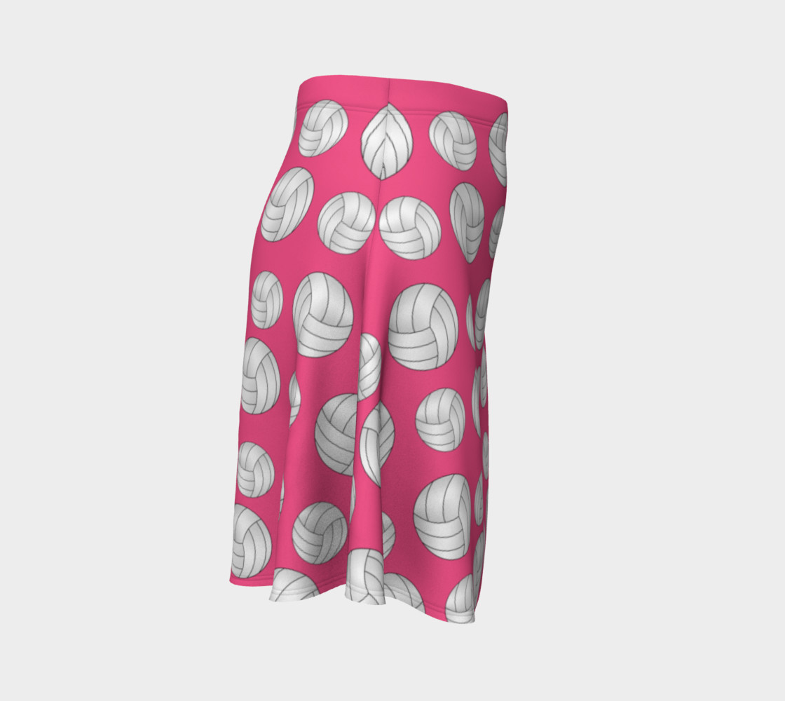 Pink volleyball skirt preview #3