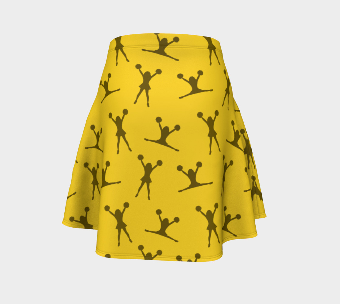 Yellow cheerleading skirt preview #4