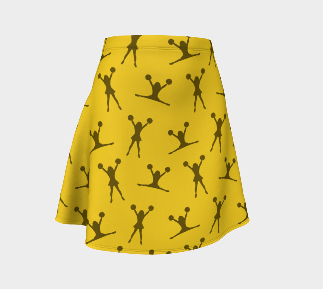 Yellow cheerleading skirt preview #1
