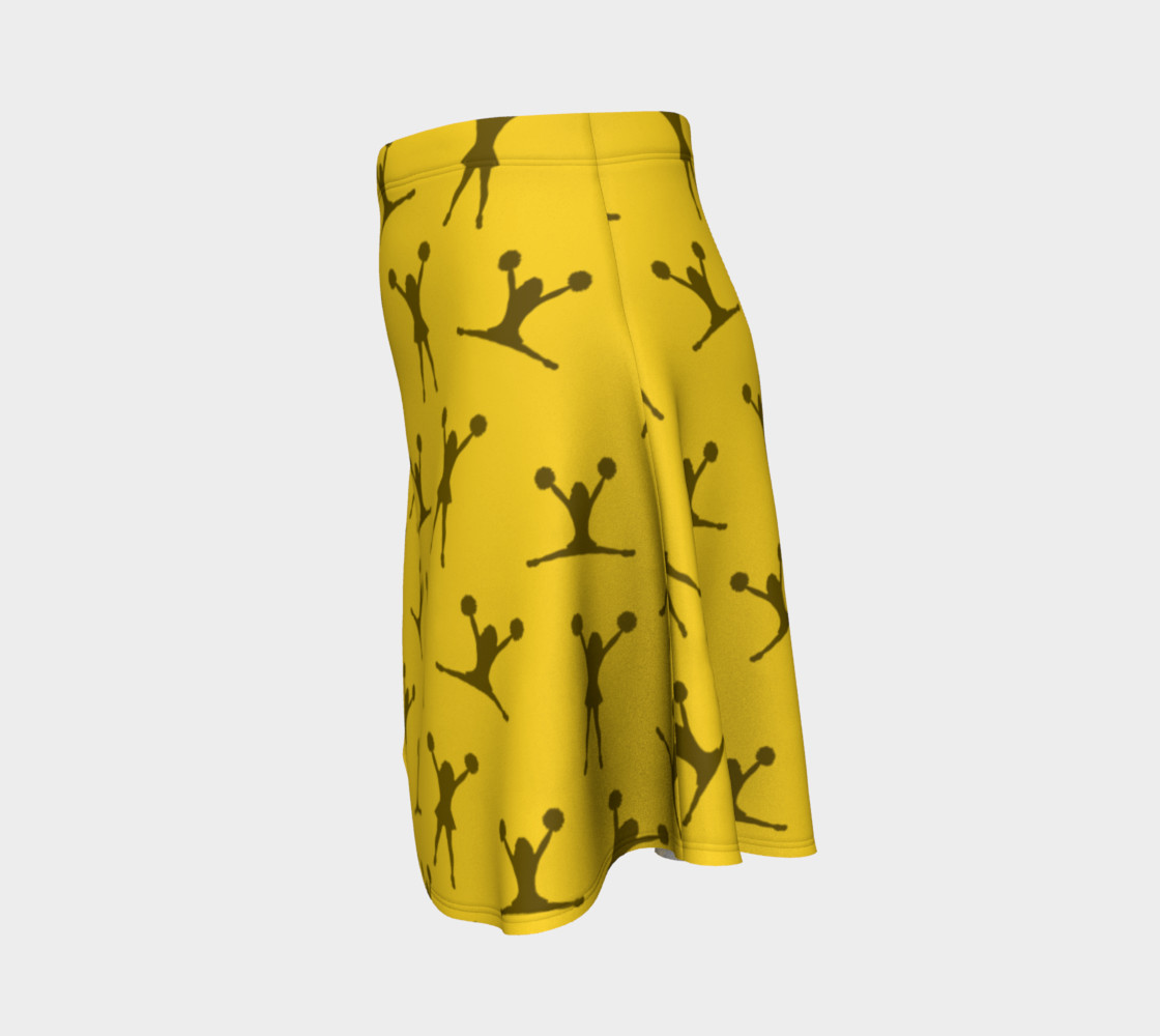 Yellow cheerleading skirt preview #2