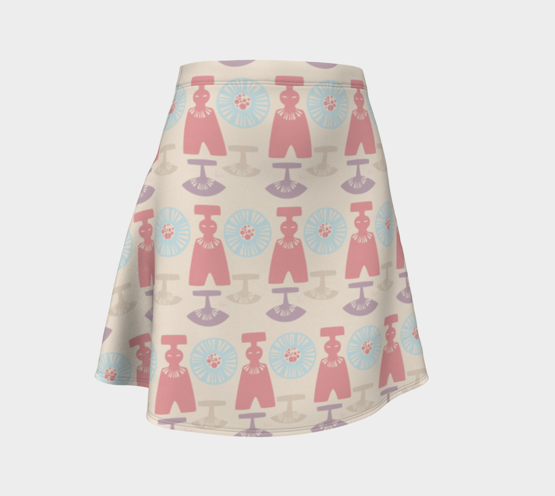 Spring 2019 Flare Skirt 3D preview