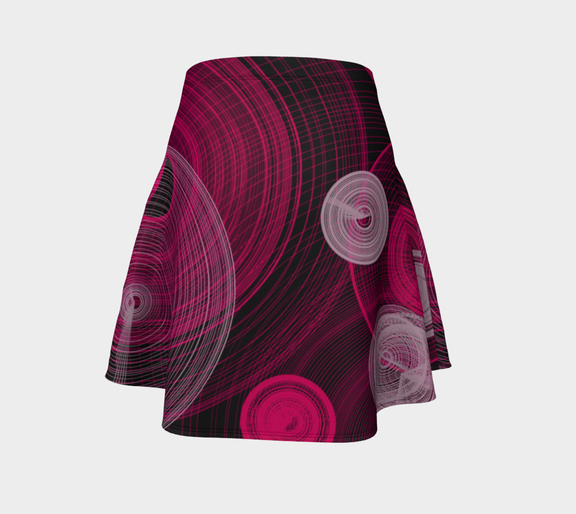 Circles Flared Skirt preview #4