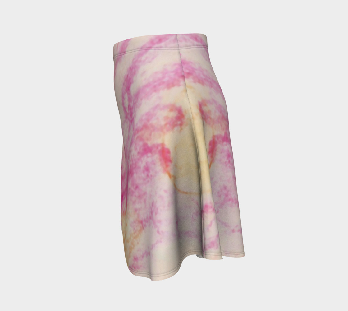 Pink Flowerets Flare Skirt preview #2