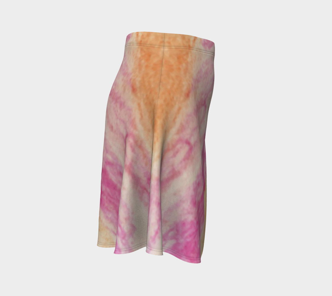 Pink Flowerets Flare Skirt preview #3