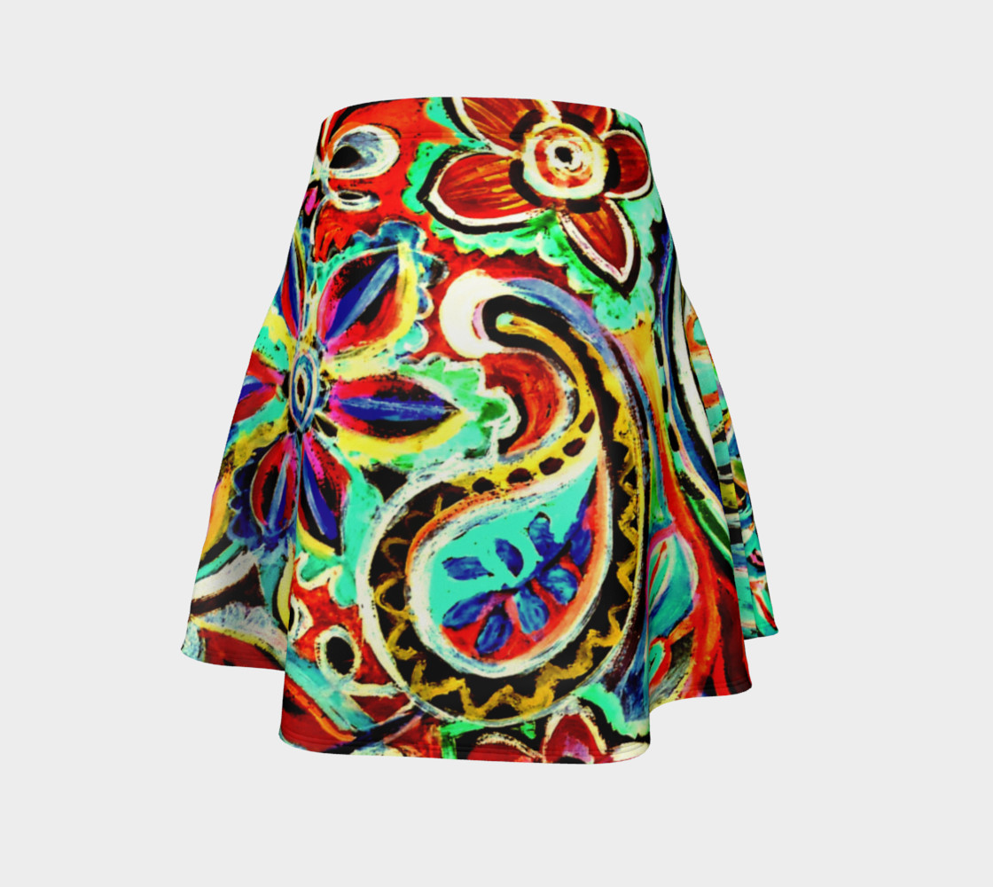 Bohemia Black Flare Skirt preview #4