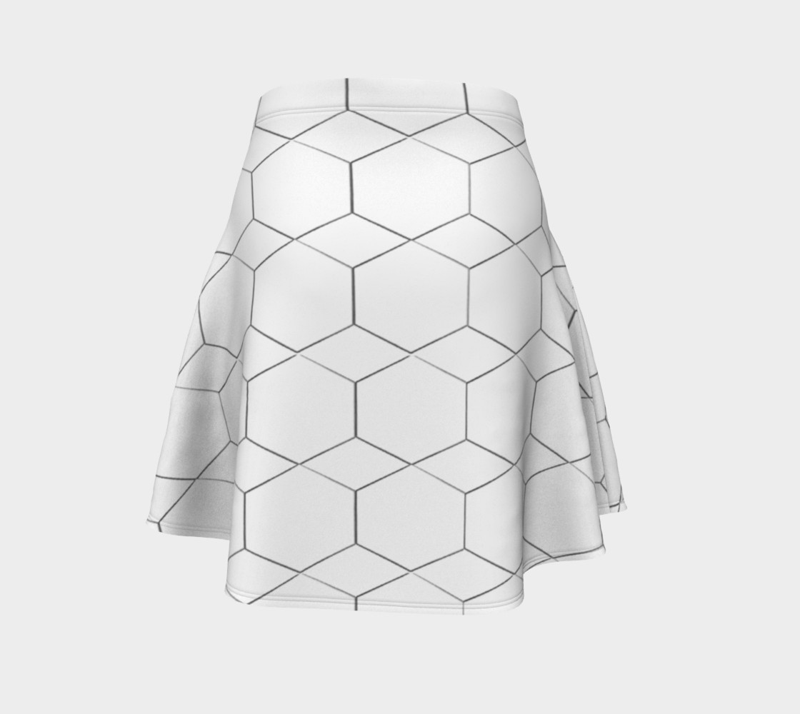 Honeycomb Diamond pattern Flare Skirt preview #4