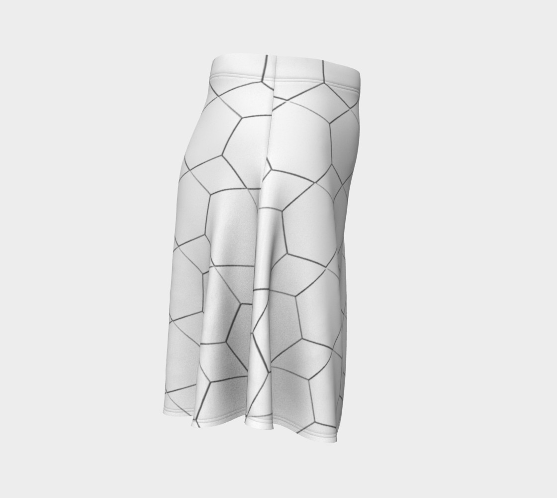 Honeycomb Diamond pattern Flare Skirt preview #3