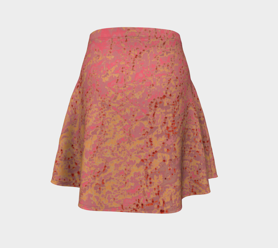 Flamingo Pink Golden Tangerine Eyelet Pattern preview #4
