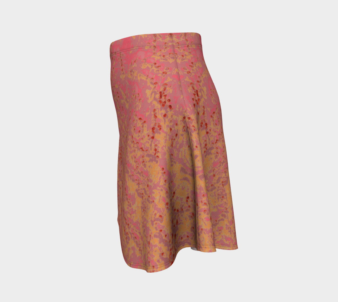 Flamingo Pink Golden Tangerine Eyelet Pattern preview #2