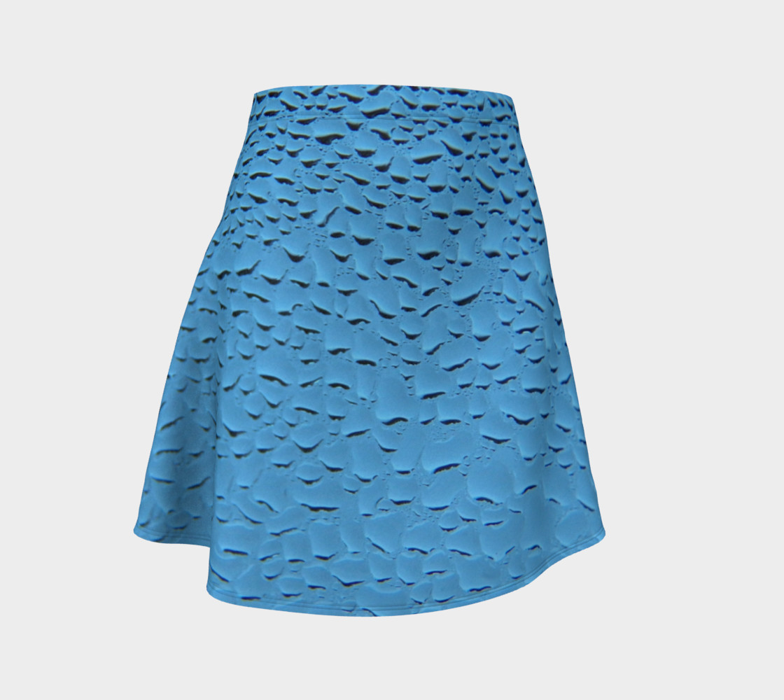 Blue Condensation Flare Skirt 3D preview